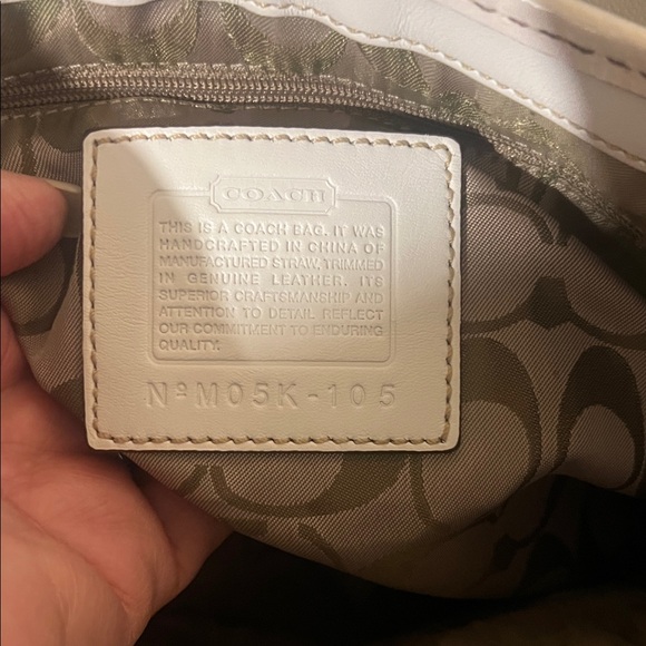 Coach Legacy Raffia Satchel - Picture 10 of 10